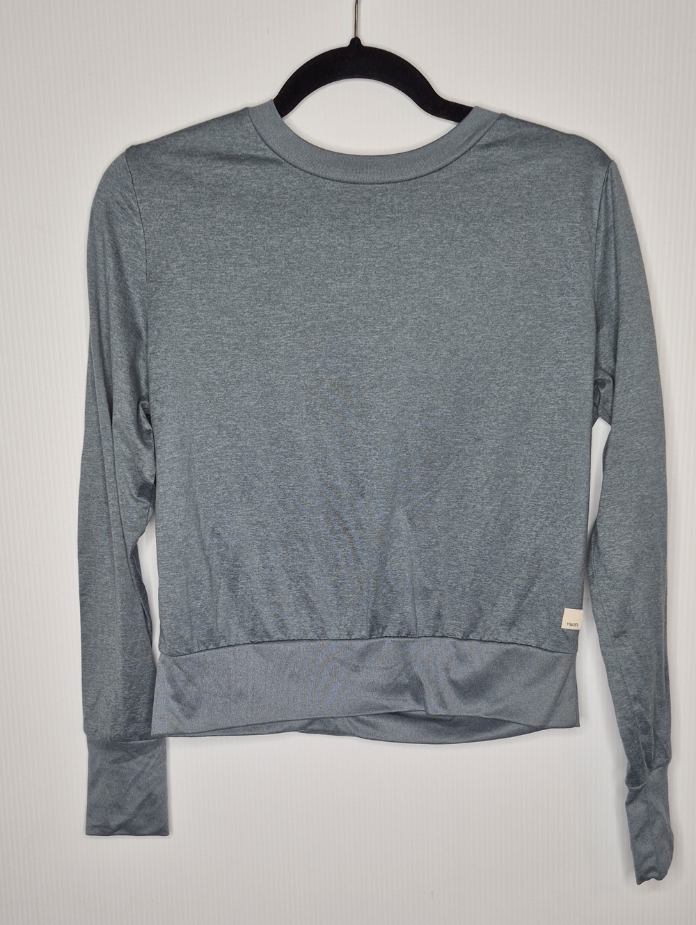 Vuori Light Slate Gray Blue Long-Sleeve Women’s Top Size XS/S